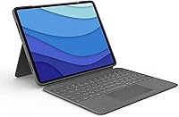 Vista 1 de Logitech Combo Touch - Funda con teclado retroiluminado desmontable y soporte para iPad Pro 12.9 pulgadas (5ª, 6ª generación - 2021, 2022), haz clic