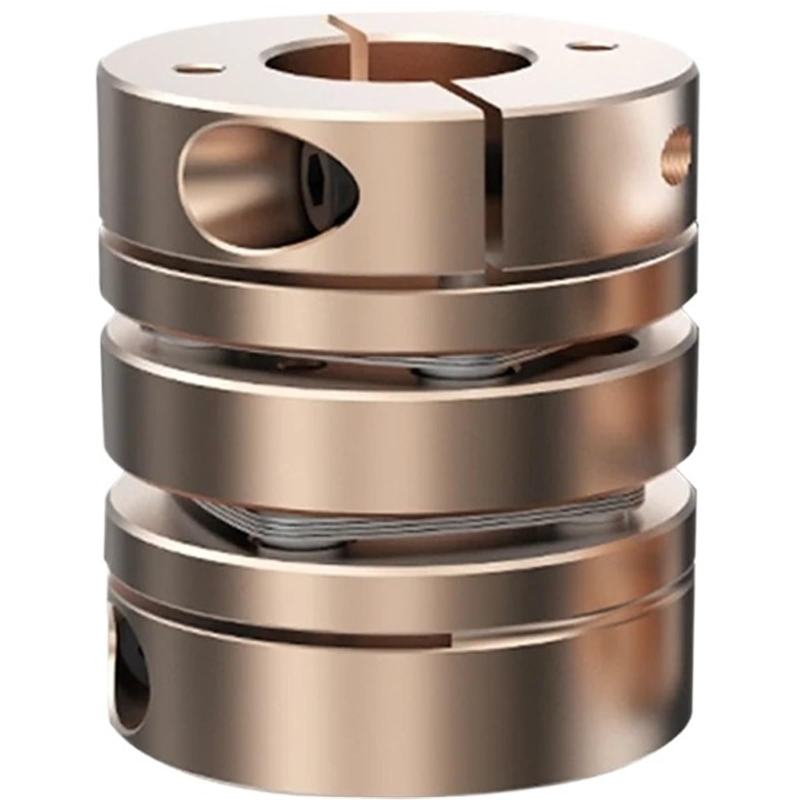 Coupleur à Double disque d'arbre D26L35 4-14mm, couplage Flexible en aluminium
