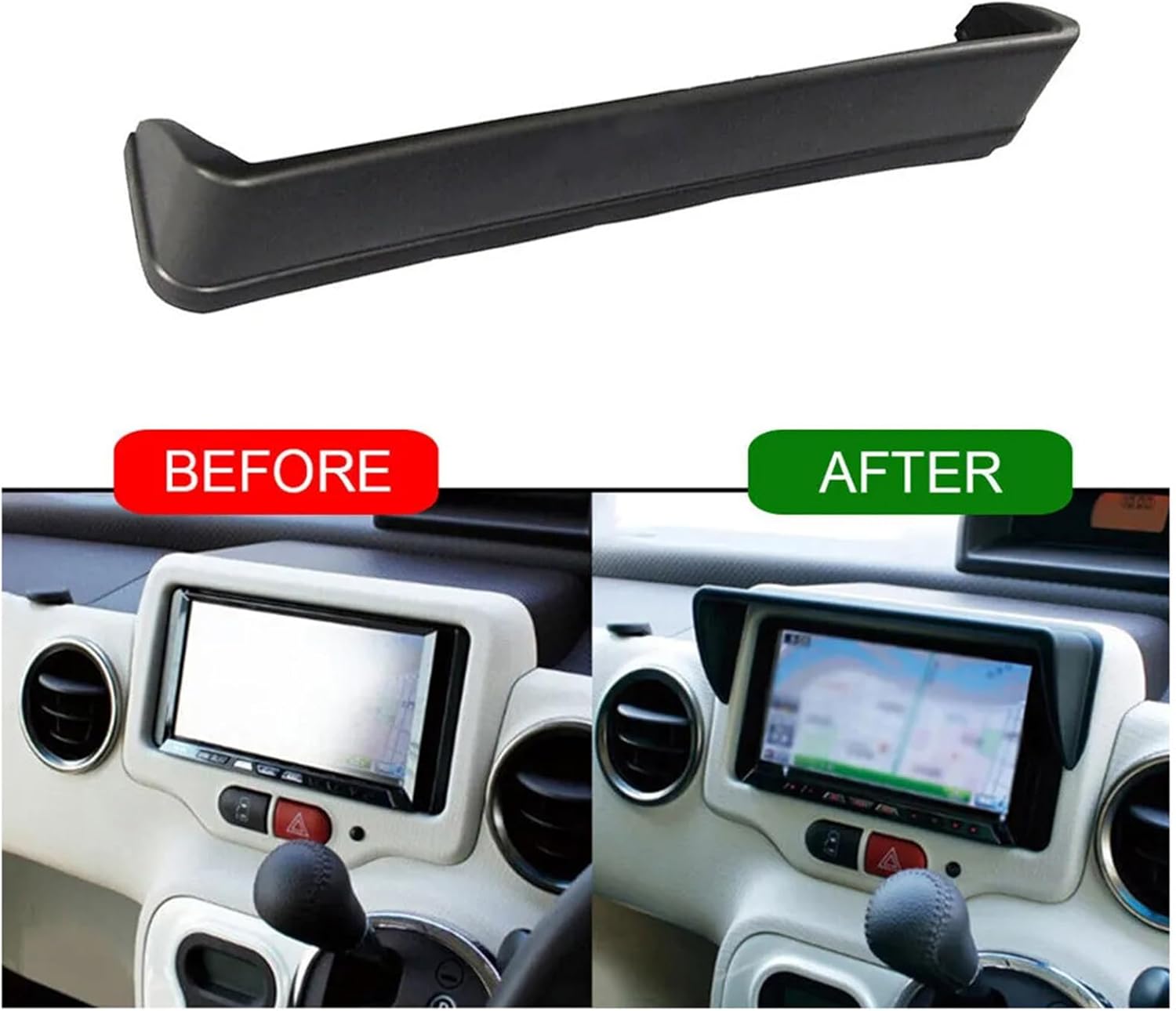 Navigation Sun Visor, GPS Glare Protection Sunscreen, Navigation Sun Protection, Reflective Lock for Navigation