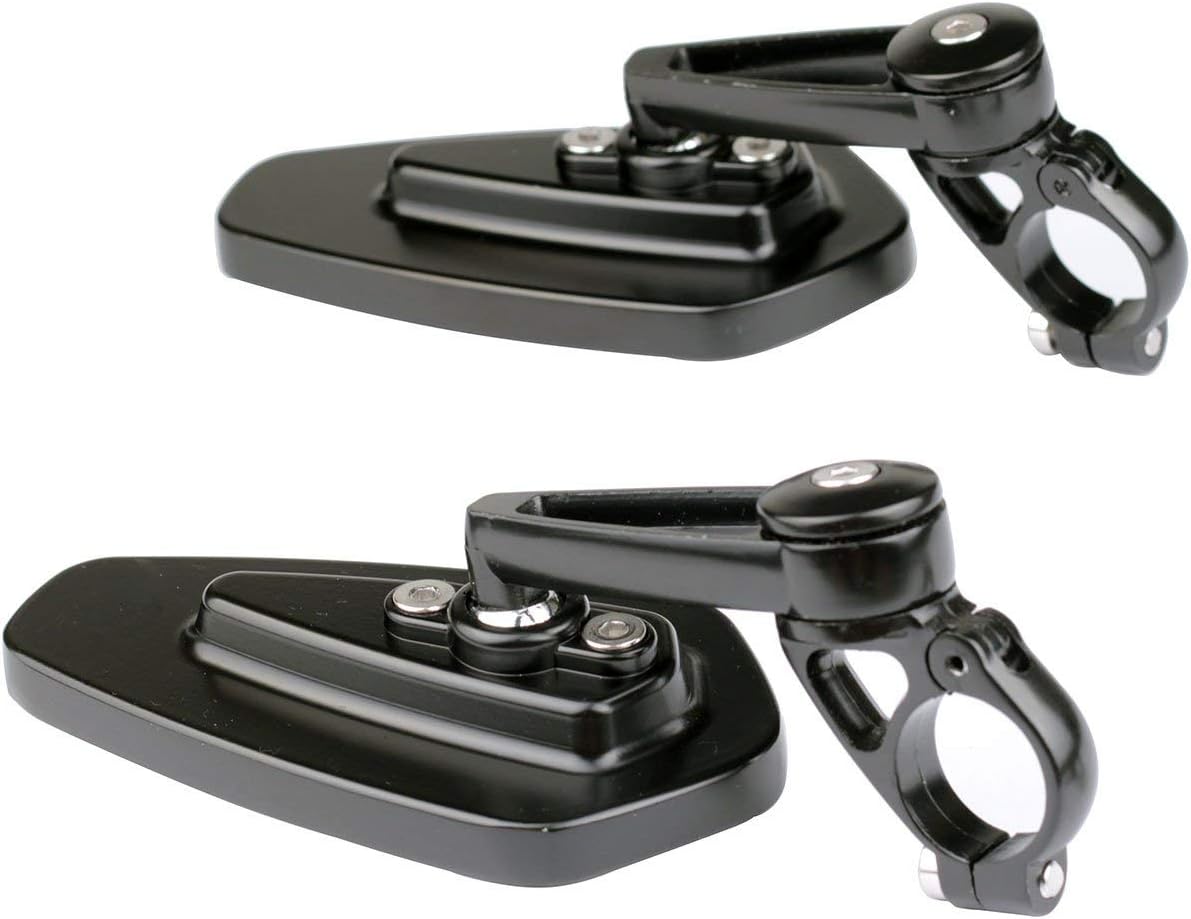 Black Arrow Bar End Mirrors Compatible for 2016 Kawasaki Ninja H2 ZX1000