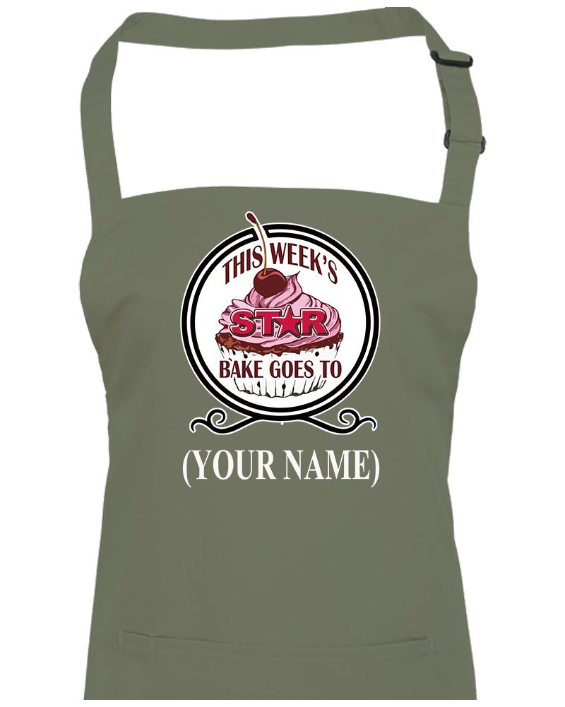 FatCuckoo THIS WEEKS STAR BAKE GOES TO- EMAIL THE NAME YOU WANT- Personalised unisex apron
