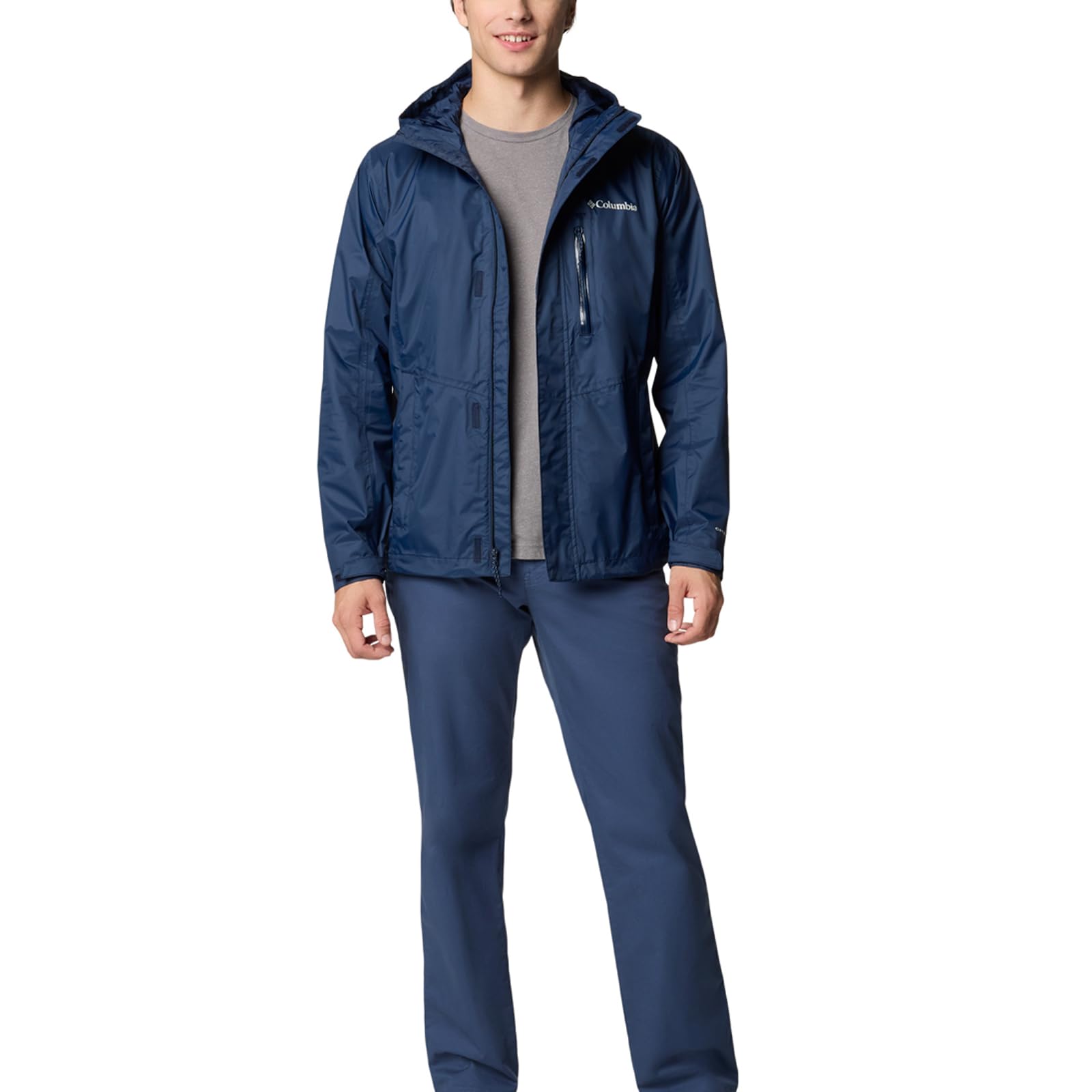 Columbia Męska kurtka Pouring Adventure 3, Collegiate Navy, L
