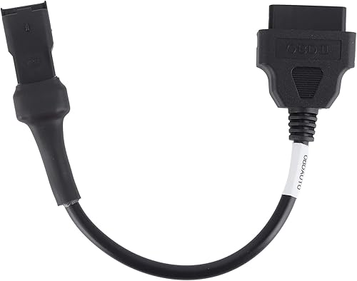Conector de diagnóstico OBD2, diagnóstico de 4 pines OBD2, profesional de alto rendimiento multifunción negro para DUCATI Panigale Fit Multistrada