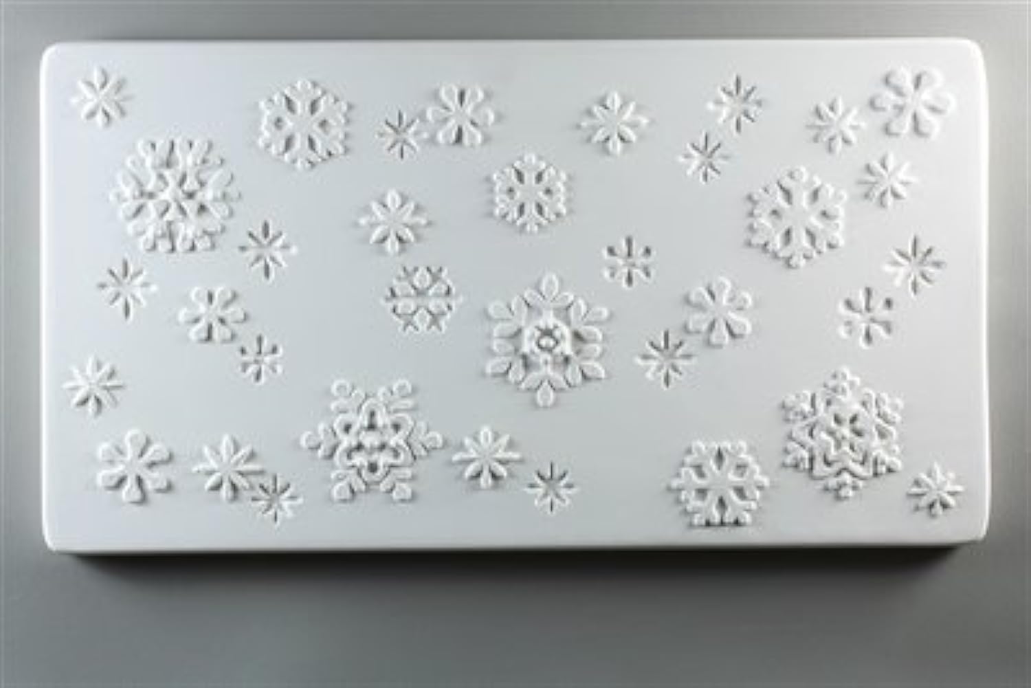 Snowflake Texture Tile Mold for Glass Slumping