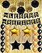 Retirement Party Decorations - The Legend Has Retired Banner Decoration Kit (48PCS), Retirement Party Supplies Gifts and Decor Including Gold Foil Curtain for Background Photo Props TD004