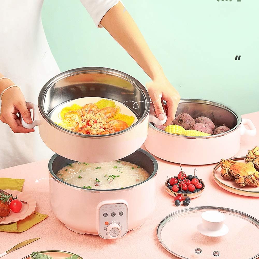 Household 2 Layer Electric Steaming Pot Automatic Food Steamer Electric Steam Steam Cooker Food Warmer
