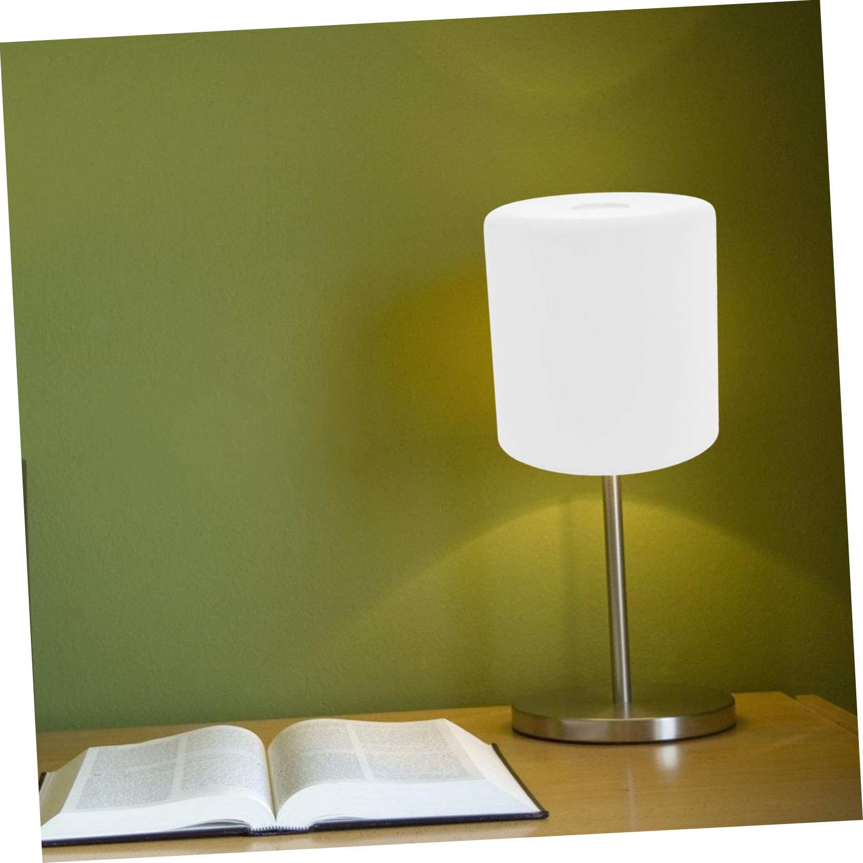 Uonlytech Cylinder Glass Lampshade for E27 Pendant Light Frosted Milky White Shatter-Resistant Ceiling Lamp Shade 6 Inch for Home Office Decor - Image 4