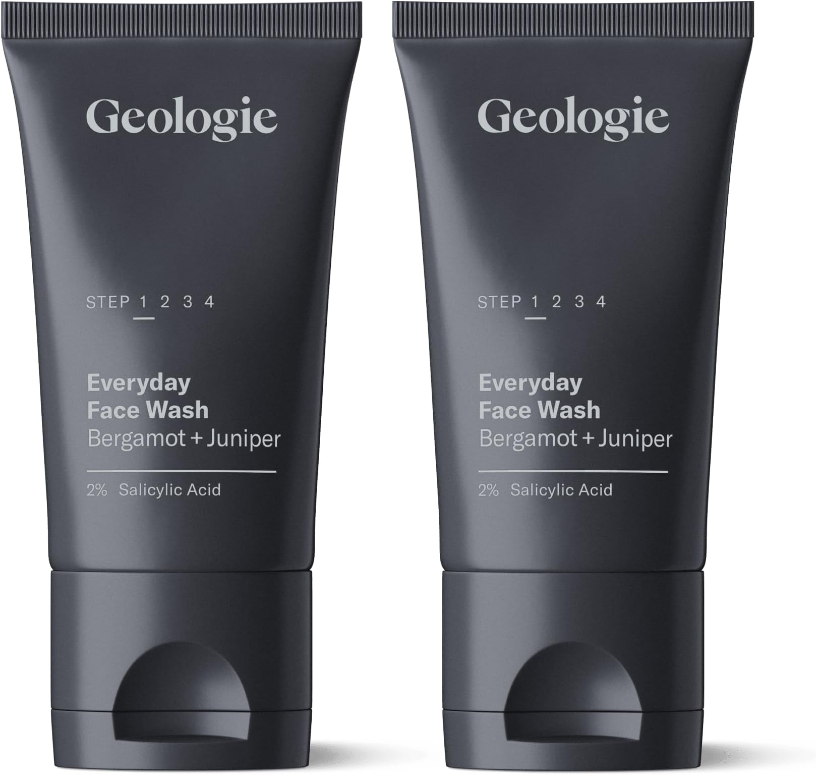 2% Salicylic Acid Face Wash Bergamot + Juniper Scent | Facial Cleanser for Men & Women | Acne & Oil Control | Deep Cleansing & BHA Exfoliating Face Wash | 2-Pack