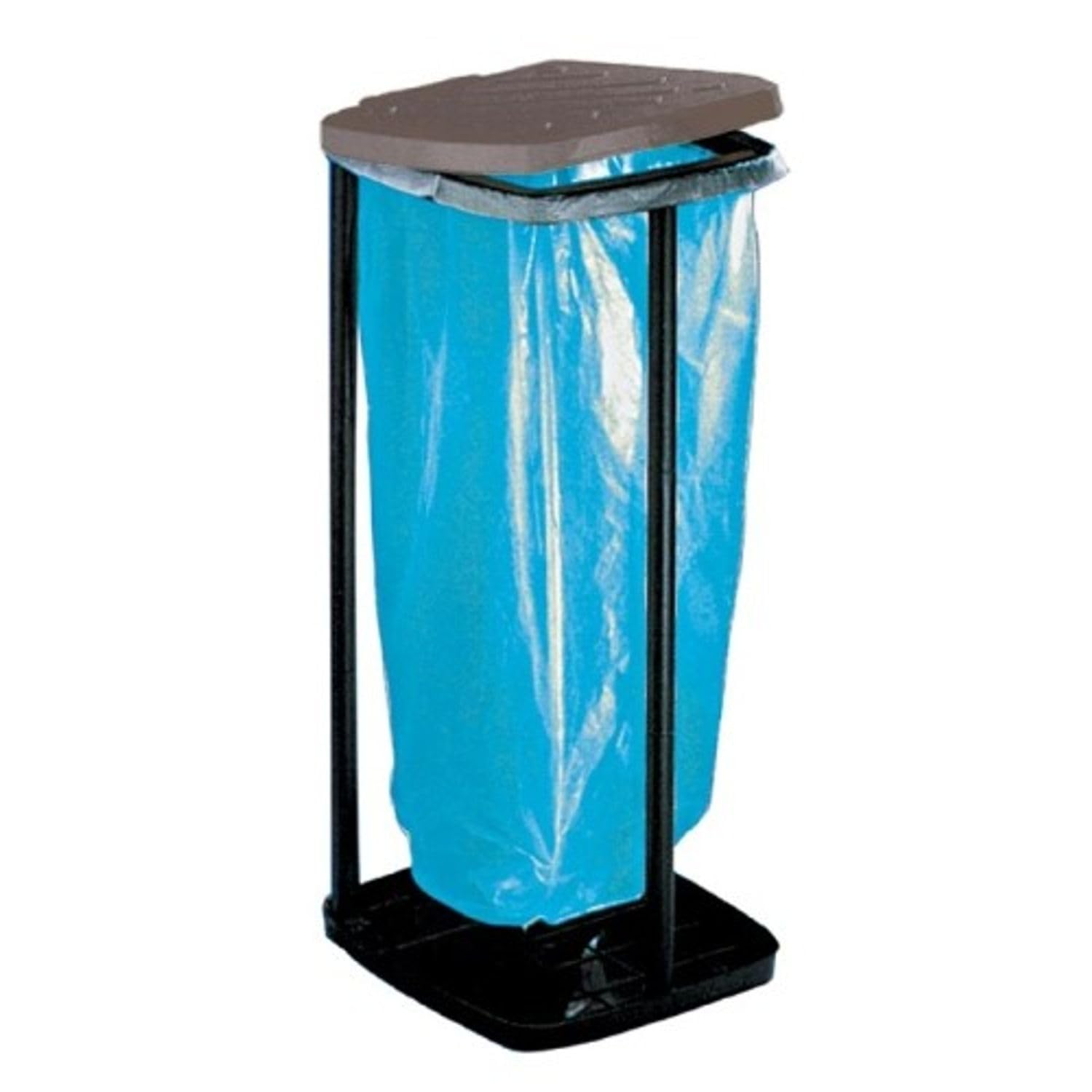 Porta Sacchetti Per Spazzatura Keeeper Regolabile 60-120L, Argento, Per Interni/Esterni