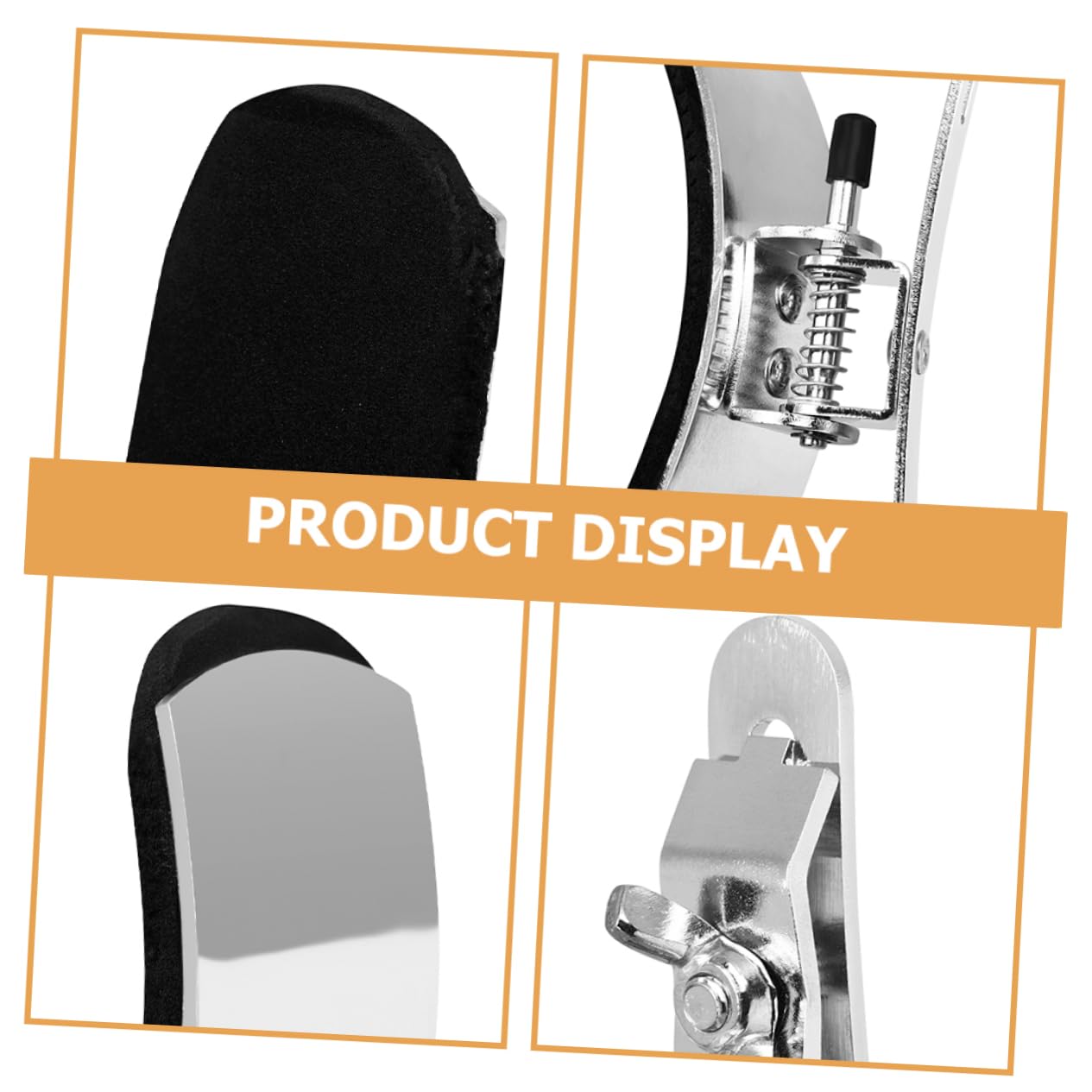 TOYANDONA Accessoire Design Portable et Élégant de Support pour Caisse Claire en Acier Inoxydable Argenté Facile à Installer pour Tambours de Marche à Usage Domestique
