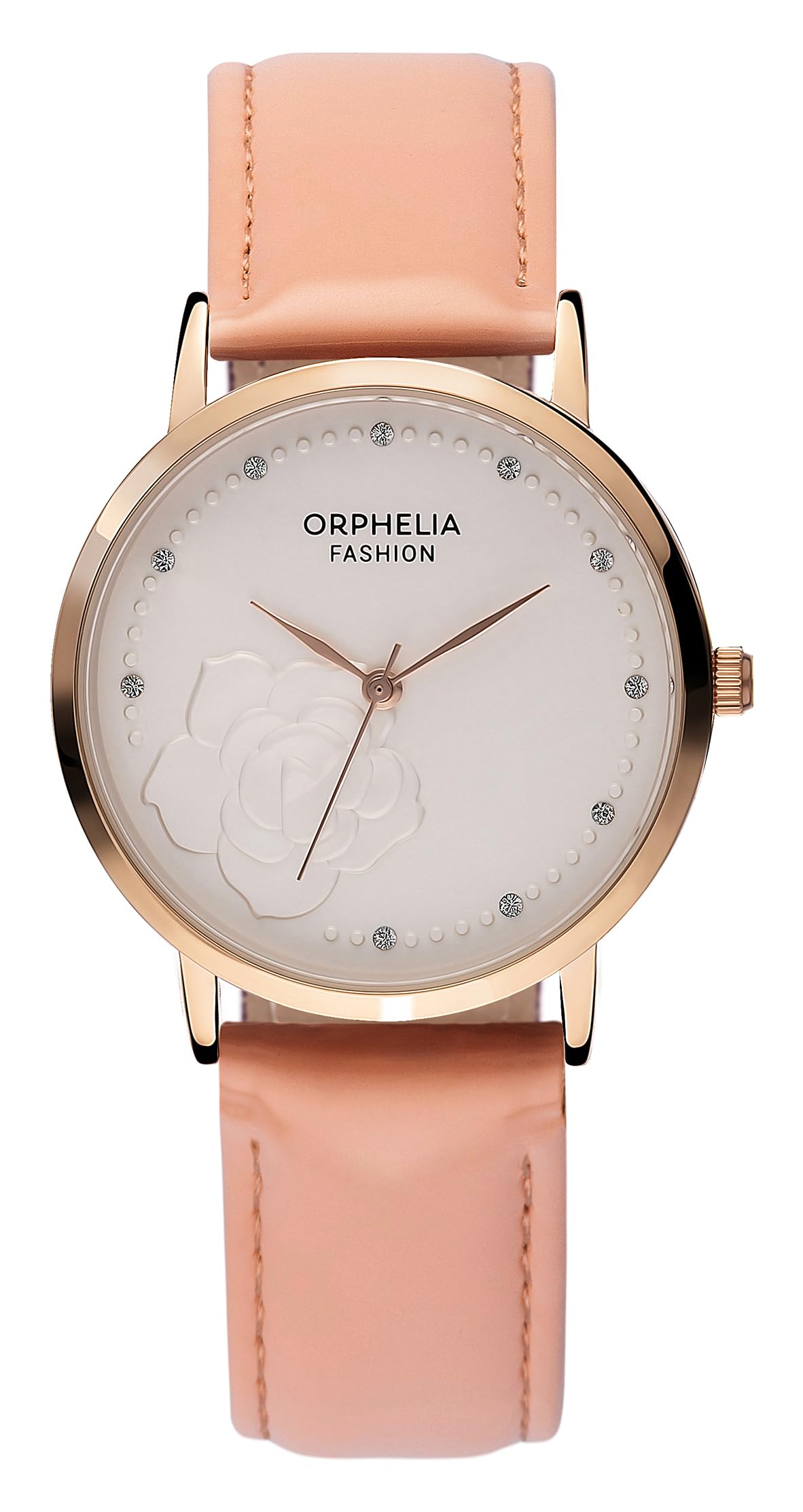 Orphelia Women's Analogue Quartz Watch with Leather Strap OF711902,Pink