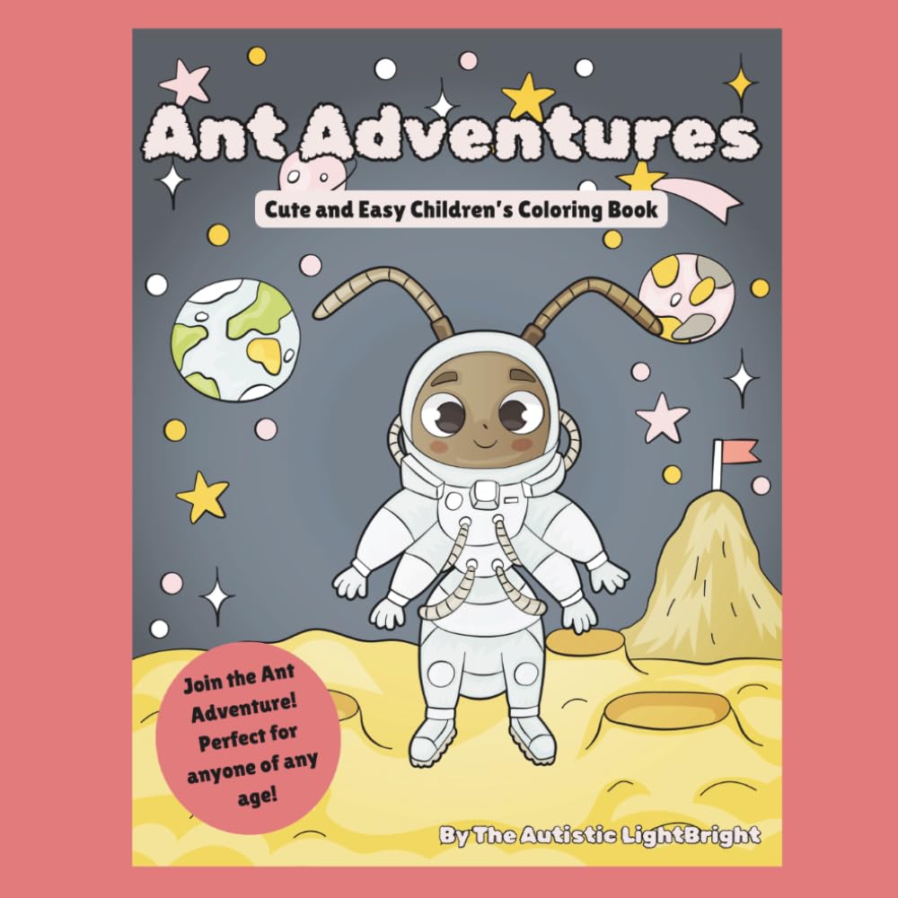 Ant Adventures: Cute and Easy Children's Coloring Book