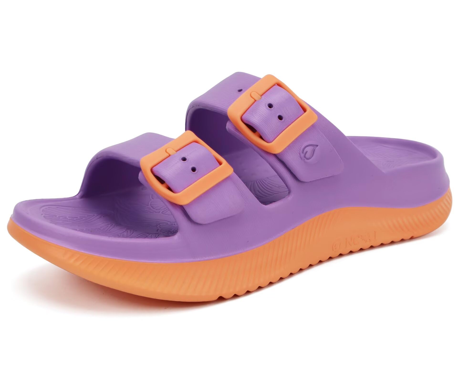 ONCAI Damen Sandalen Pantoletten mit Verstellbarem Riemenverschluss Outdoor Sport Athletic Slides Offenen Zehen und Dicker Polsterung mit Athletischen Komfortablen Gummisohlen Größe EU36-42