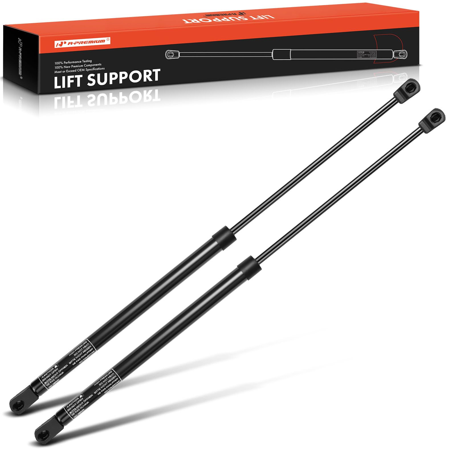 Amazon.com: A-Premium Rear Window Glass Lift Supports Shock Struts