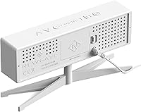 Vista 6 de NEWGATE Supergenius - Reloj despertador LCD moderno, reloj de noche, reloj de escritorio, reloj digital, despertador digital, accesorios