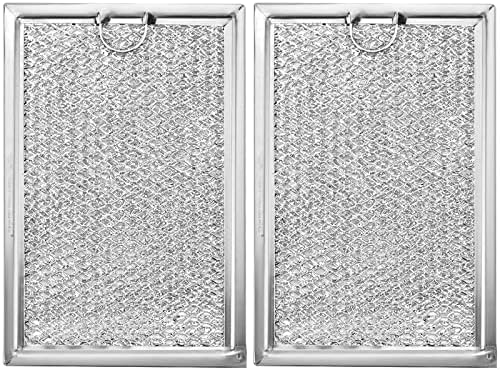 WB06X10309 Filter Microwave Oven Grease Filter [Packed In Box] Compatible with GE WB06X10359 Microwave Filter Replacement Parts by AMI PARTS- 7-5/8 x 5 x 3/32 Inch 2 Packs