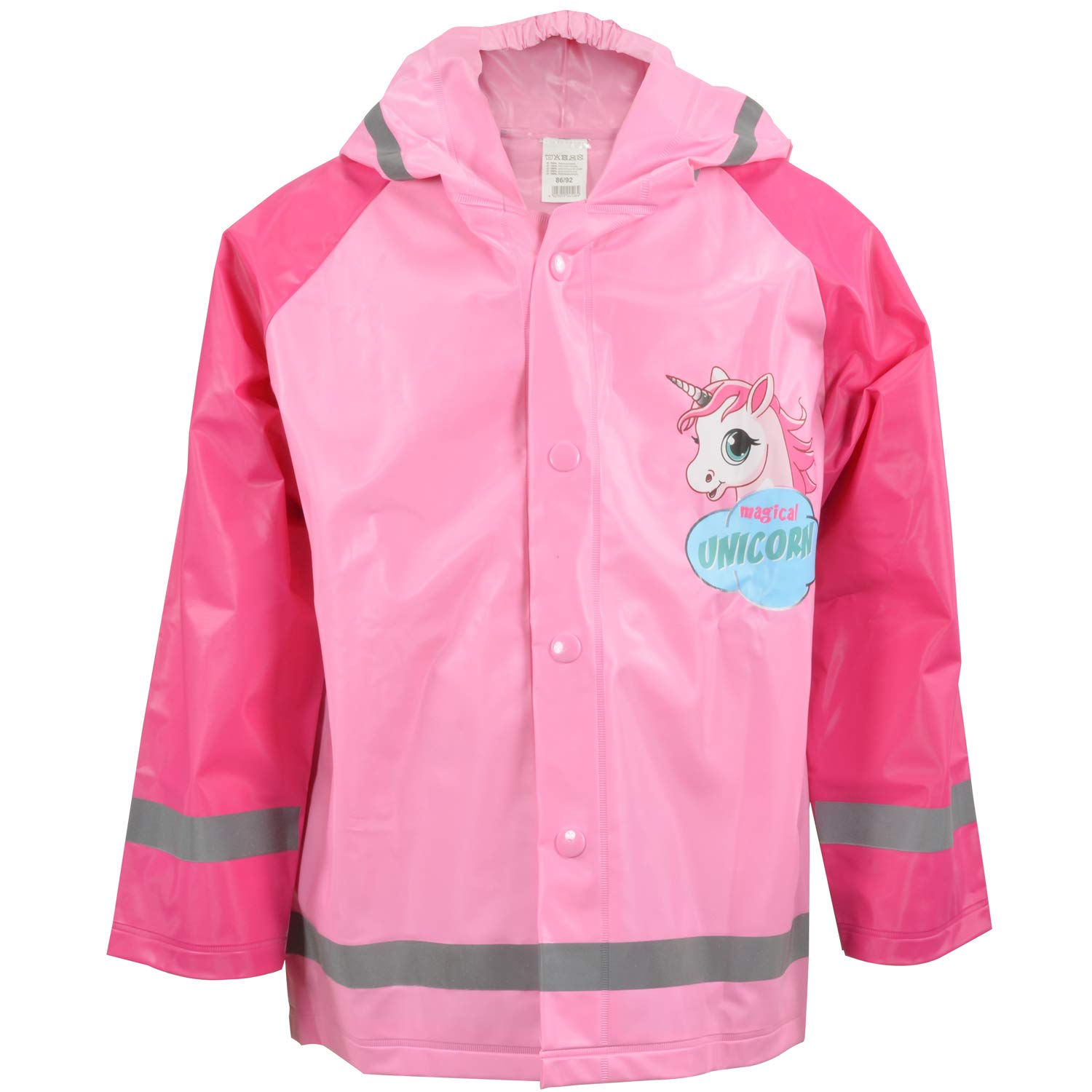 United Labels AG Einhorn Magical Unicorn Pink/Rosa Chubasquero para Niñas