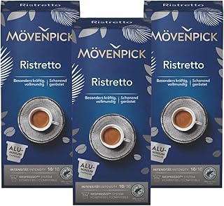 Movenpick Ristretto Coffee Capsules Compatible With Nespresso Machines 30 Espresso Capsules