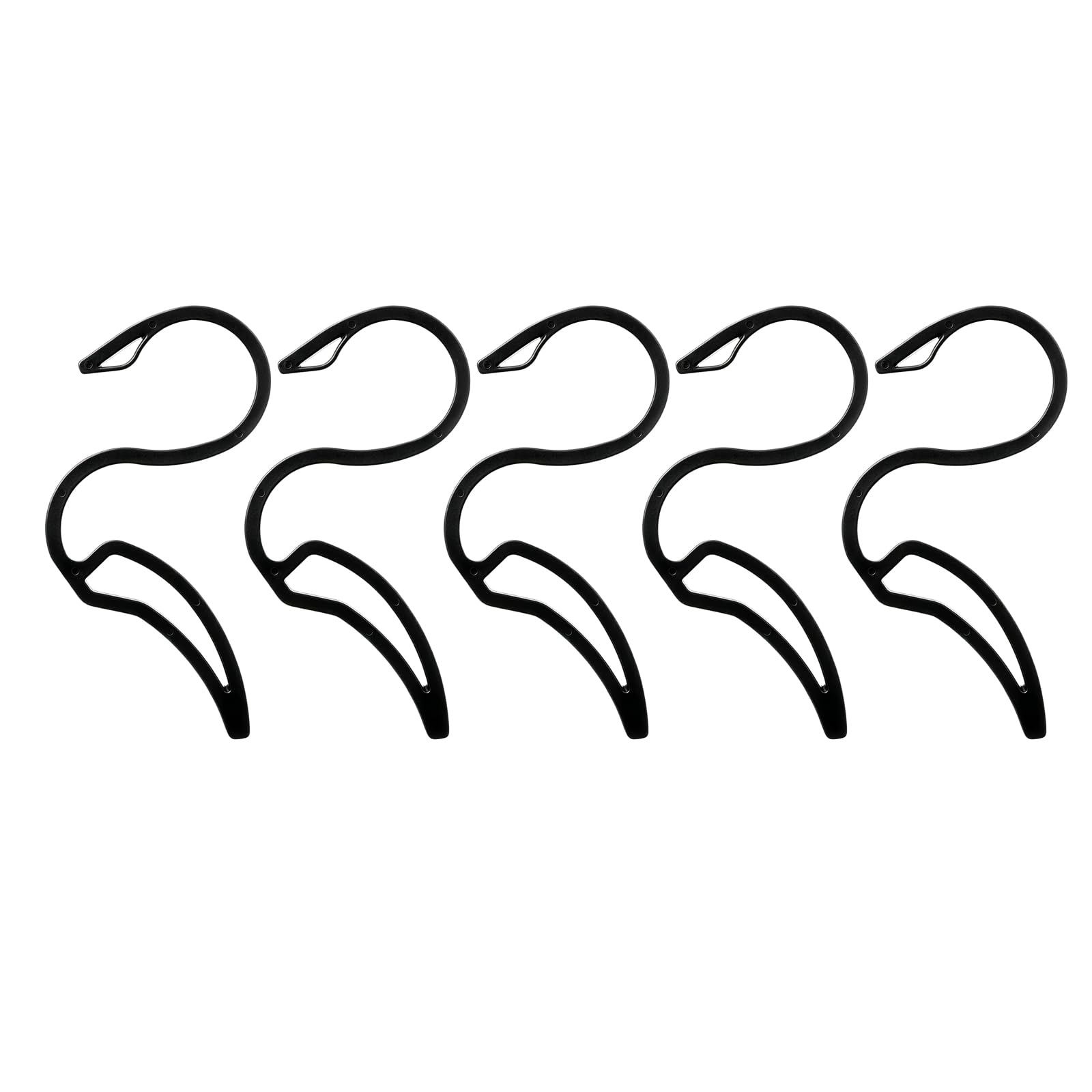 Zxfdsfdbnm PP Hangers with S Hook for Hold on Hoodies and Scarves Easy to Store Space Saving Storage Hanger