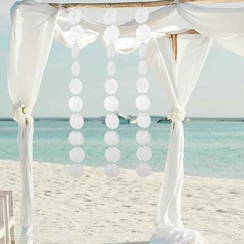 Miniatura 3 de Colgante de carillón de viento transparente natural para decoración de patio, balcón, elegante campana de viento colgante para interiores y