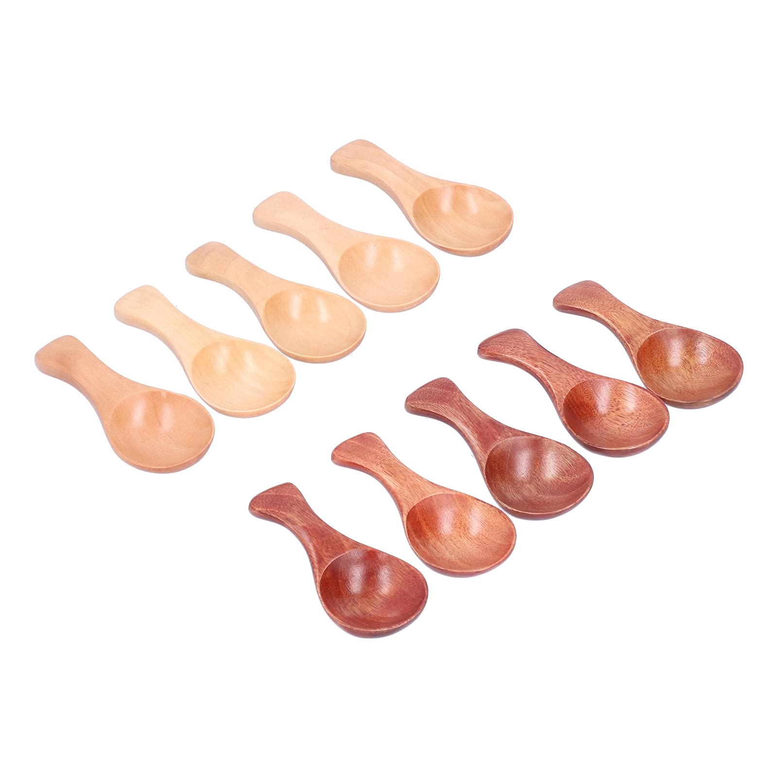 Cucharas de madera antiadherentes y lisas para servir azúcar y sal con precisión