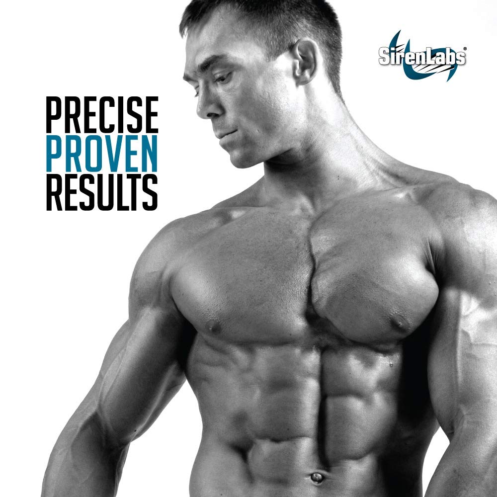 Siren Labs VasoVOL Liquid Muscle Pump Volumizer with Agmatine Sulfate Pre Workout for Men to