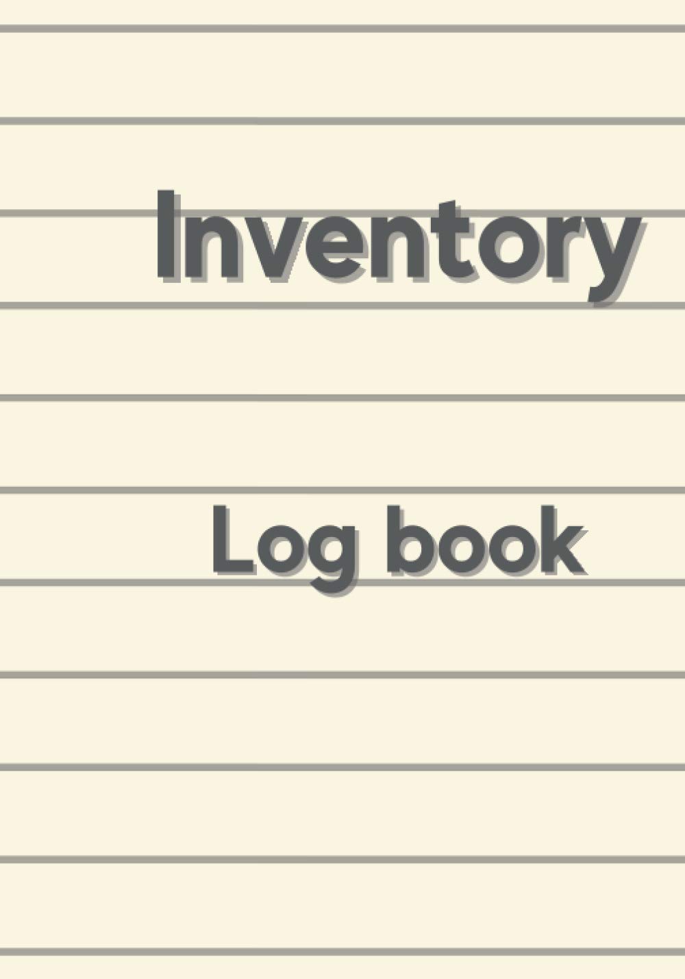 Inventory log book: Spread sheet cover inventory log book , Inventory Log Book for Business and Home , Log book with inventory spread sheet