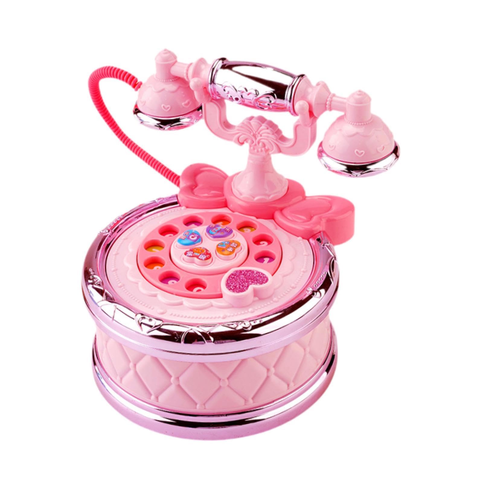 Telefono Interattivo per Bambini, Ideale per Il Gioco di Immaginazione, Rosa, Taglia unica