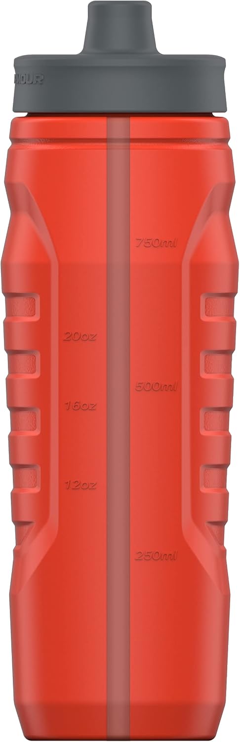 UNDER ARMOUR 32oz Sideline Squeeze Dark Orange/Pitch Grey, Polyester