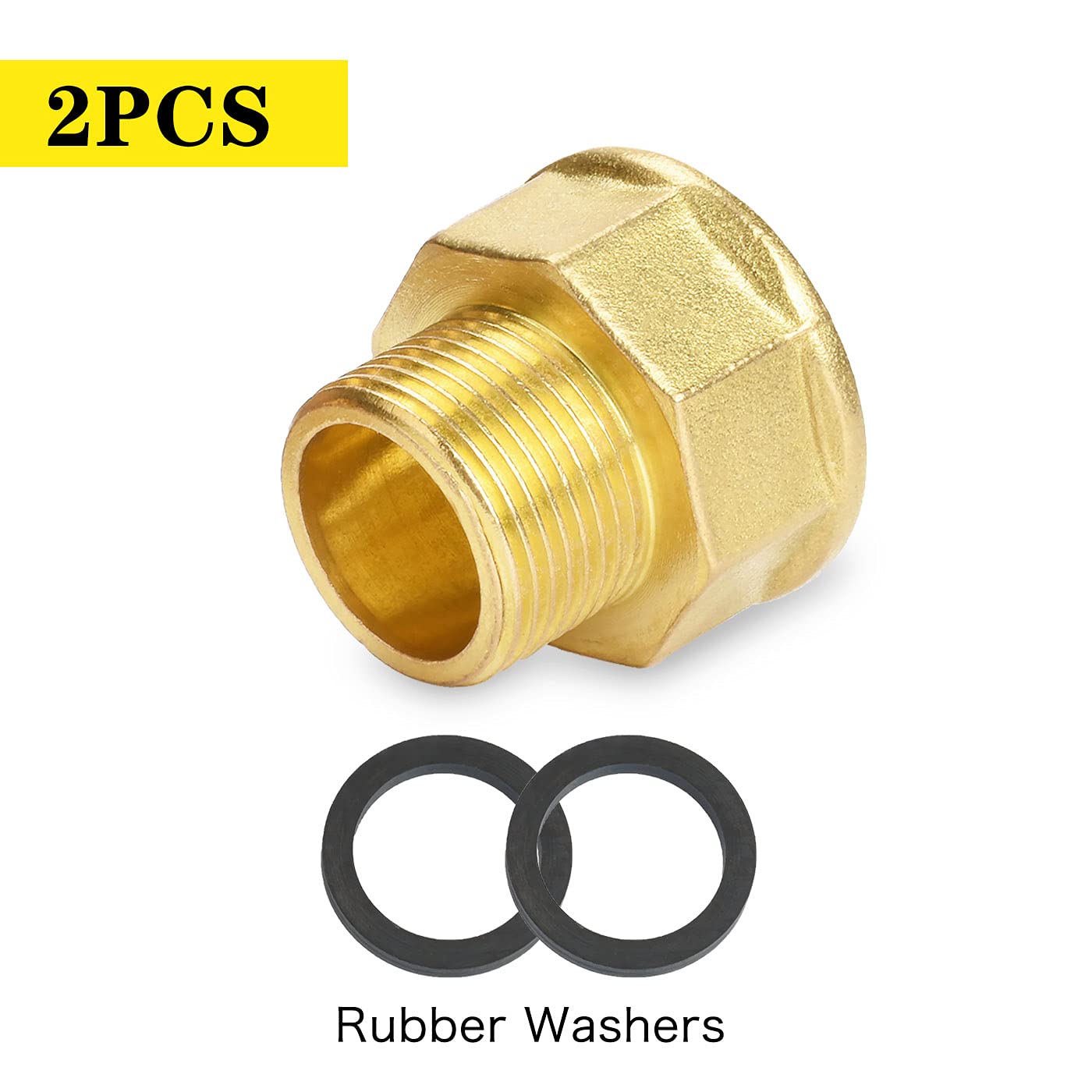 Riduttore Per Tubo In Ottone Da 19mm A 25mm - Attacco Con Ardiglione Filettato 1/2 Pollice Per Aria, Acqua E Carburante - 6
