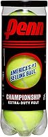 Penn Championship Extra Duty Tennis Balls - 6 Cans, 18 Pressurized Balls | USTA Official for Hard Courts, Durable Felt
