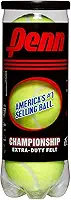 Penn Championship Tennis Balls - Extra Duty Felt Pressurized Tennis Balls - 6 Cans, 18 Balls