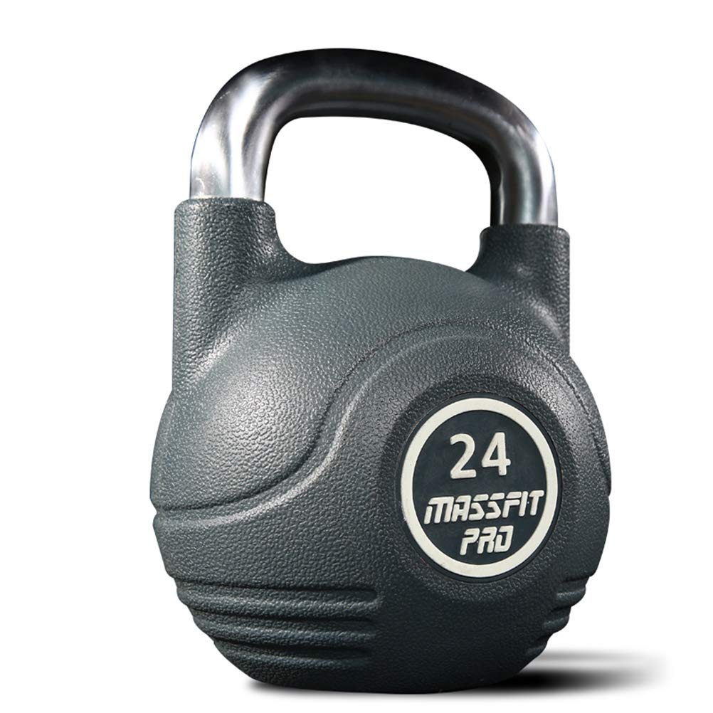 Kettlebell in ghisa, Kettlebell per competizioni in casa, Pesi per Allenamento Squat, Press e Flessioni per Uomo e Donna, 8 kg, 12 kg, 16 kg, 20 kg, 24 kg (Dimensioni: 24 kg/52,9 libbre)