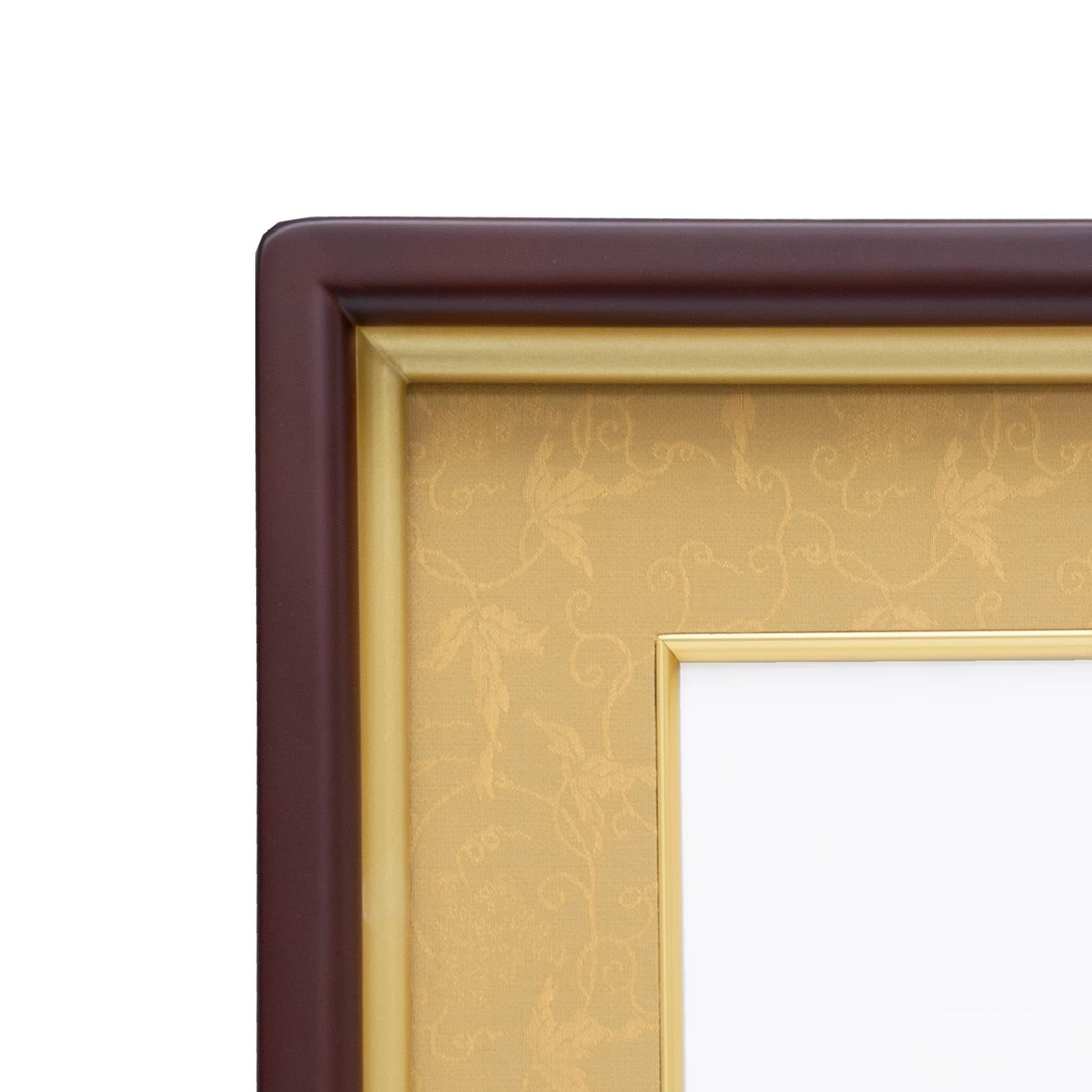 【中古品】★叙勲額　日本製 天然木/茶どんす Amazon.co.jp: 大額 叙勲額 勲記 ﾏﾎ/茶ﾄﾞﾝｽ 4890 : ホーム＆キッチン
