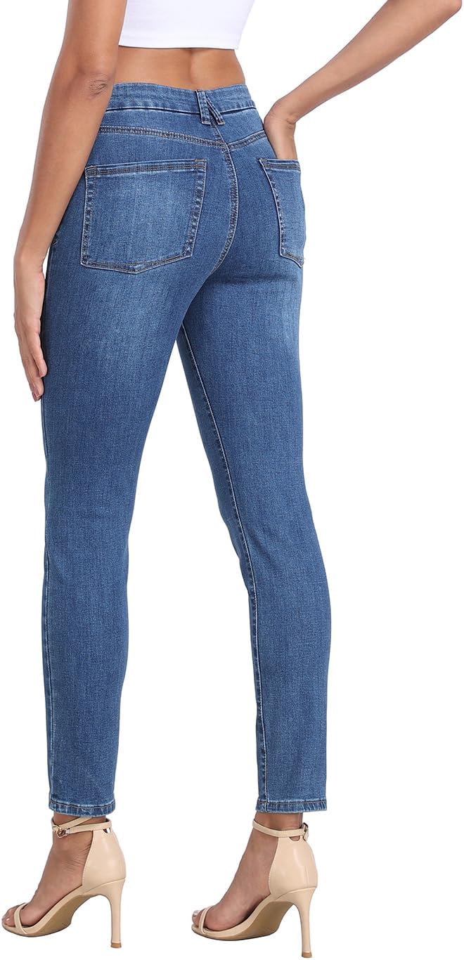 HDE Women's High Waisted Skinny Jeans - Image 5