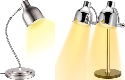 Ymjoinmx Commercial Dual Head Food Heat Lamp Single Head Food Warmer Lamp