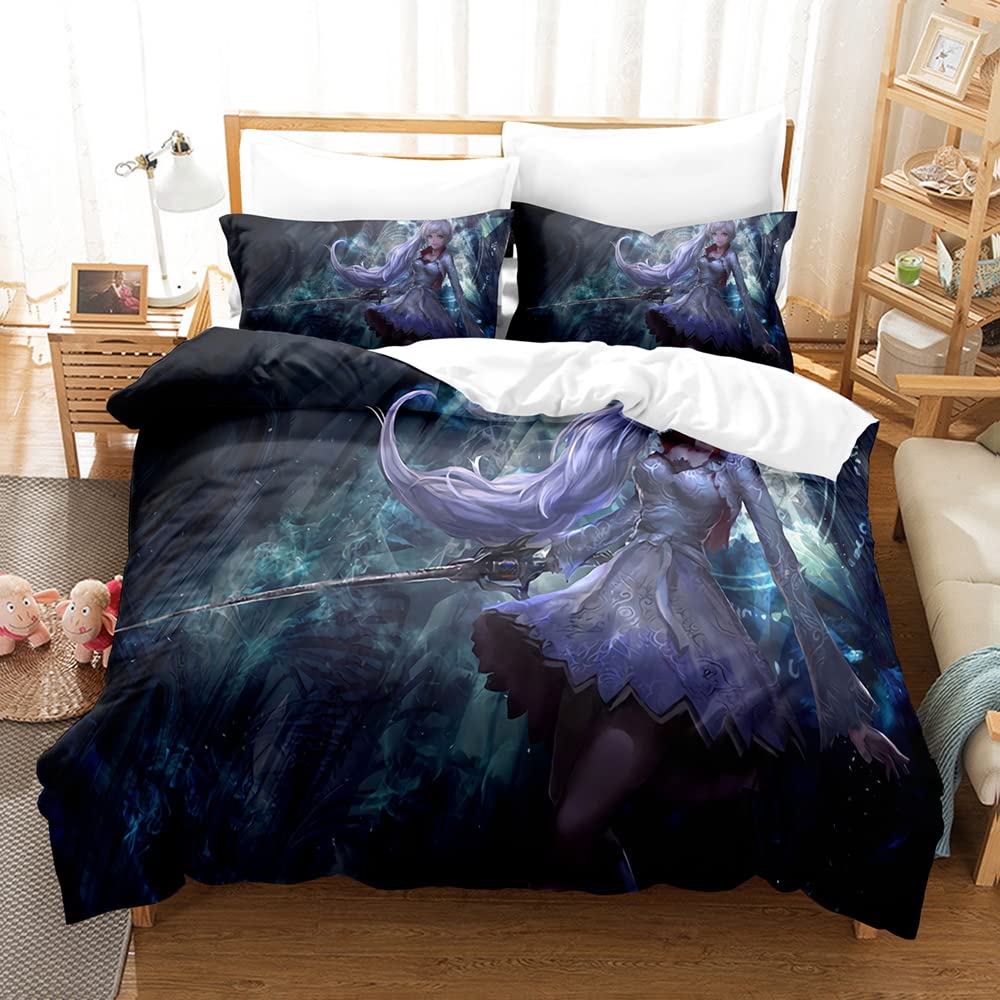 Ste-X Rwby 04 Duvet Cover Rwby Super Soft 100% Brushed Microfiber With A Quality Of 110 G/M², 2 Pillow Cases 80X80 Cm (135X200cm(Single),)