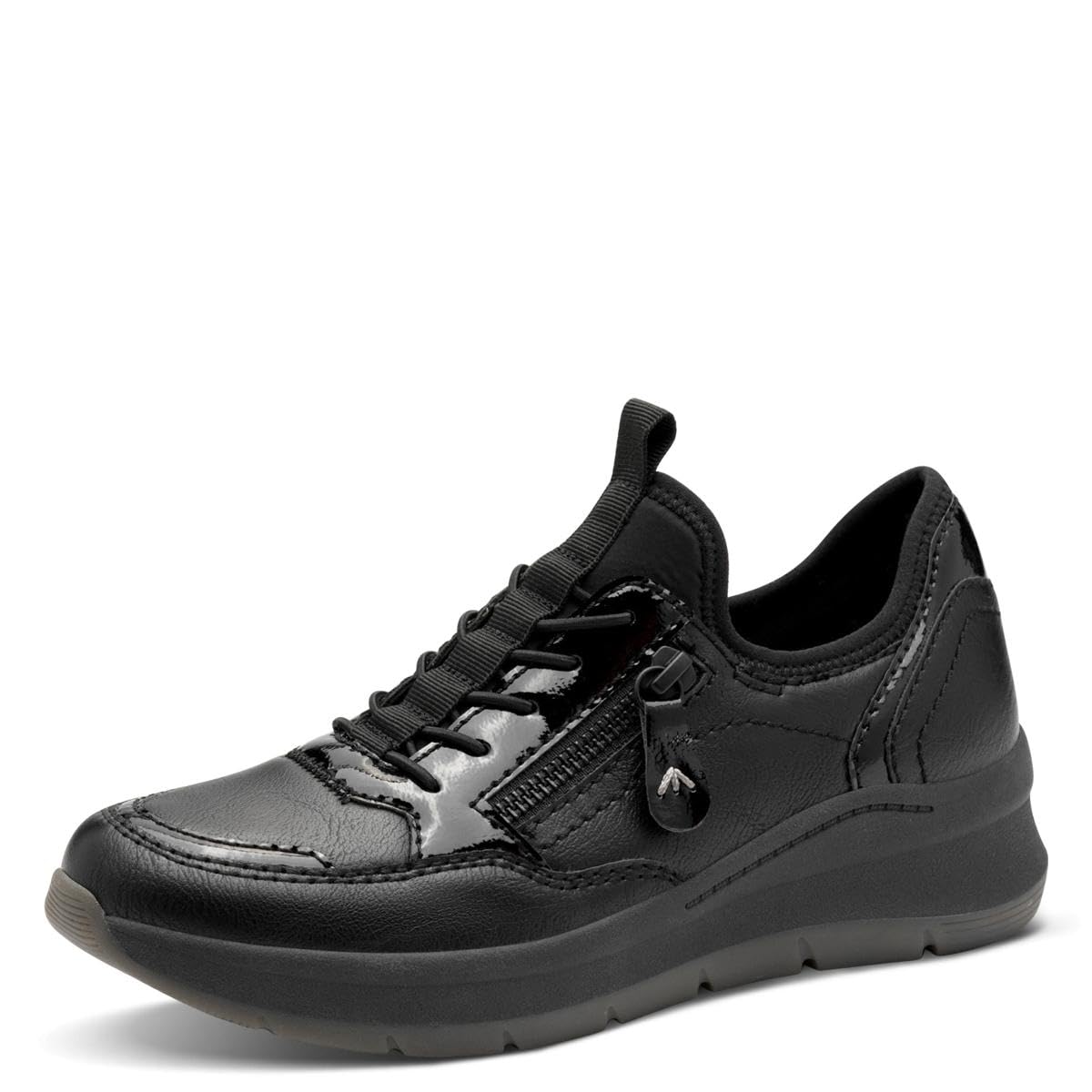 Jana Damen Sneaker flach mit Chunky-Sohle Vegan