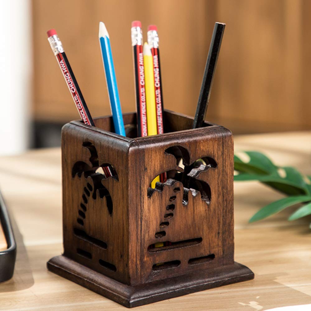 Pot à Crayons Support Simple Pen Holder Bureau Des Ménages Rangement Porte-stylo pour Bureau