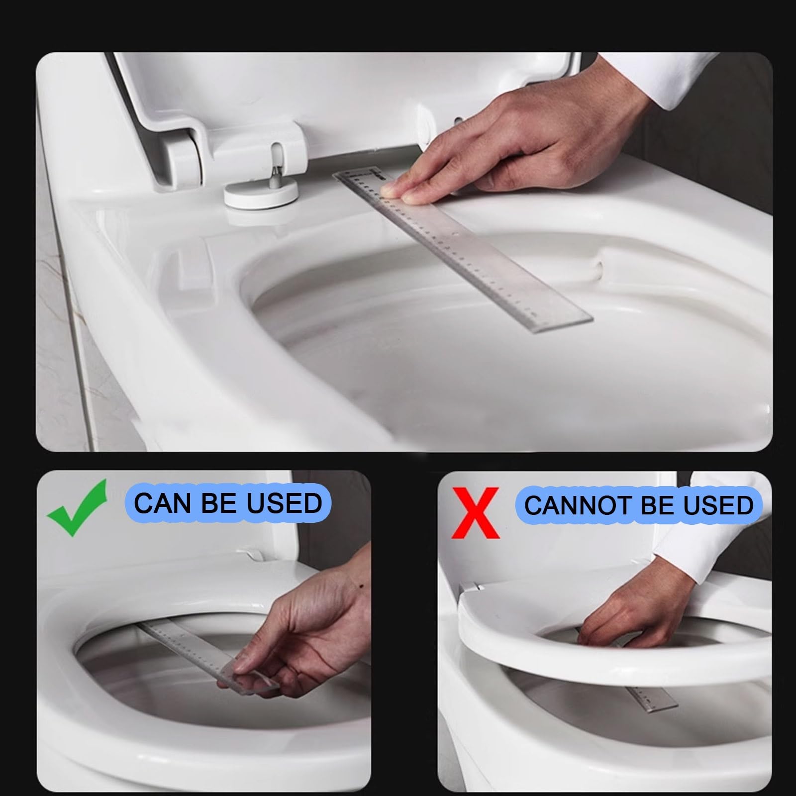 NonElectric Bidet Toaleta Attacent Japońska Sle Chowana Dysza WiDual Jet Kąty do Czyszczenia Z Przodu i Tyłu Higieniczne Modernizacja Łazienki