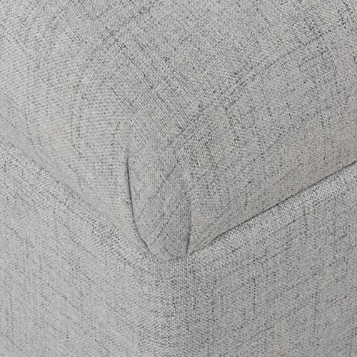 Homepop Home Decor Tufted Ainsley Button Storage Ottoman Bench with Hinged Lid Ottoman Bench with Storage for Living Room & Bedroom, Light Blue 18x40x18 Inches by HomePop - Image 8