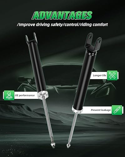 Vista 187 de SCITOO Puntales delanteros completos de resorte para Mercedes-Benz C230 08-09, para Mercedes-Benz C250 10-11, Mercedes-Benz C300 08-11