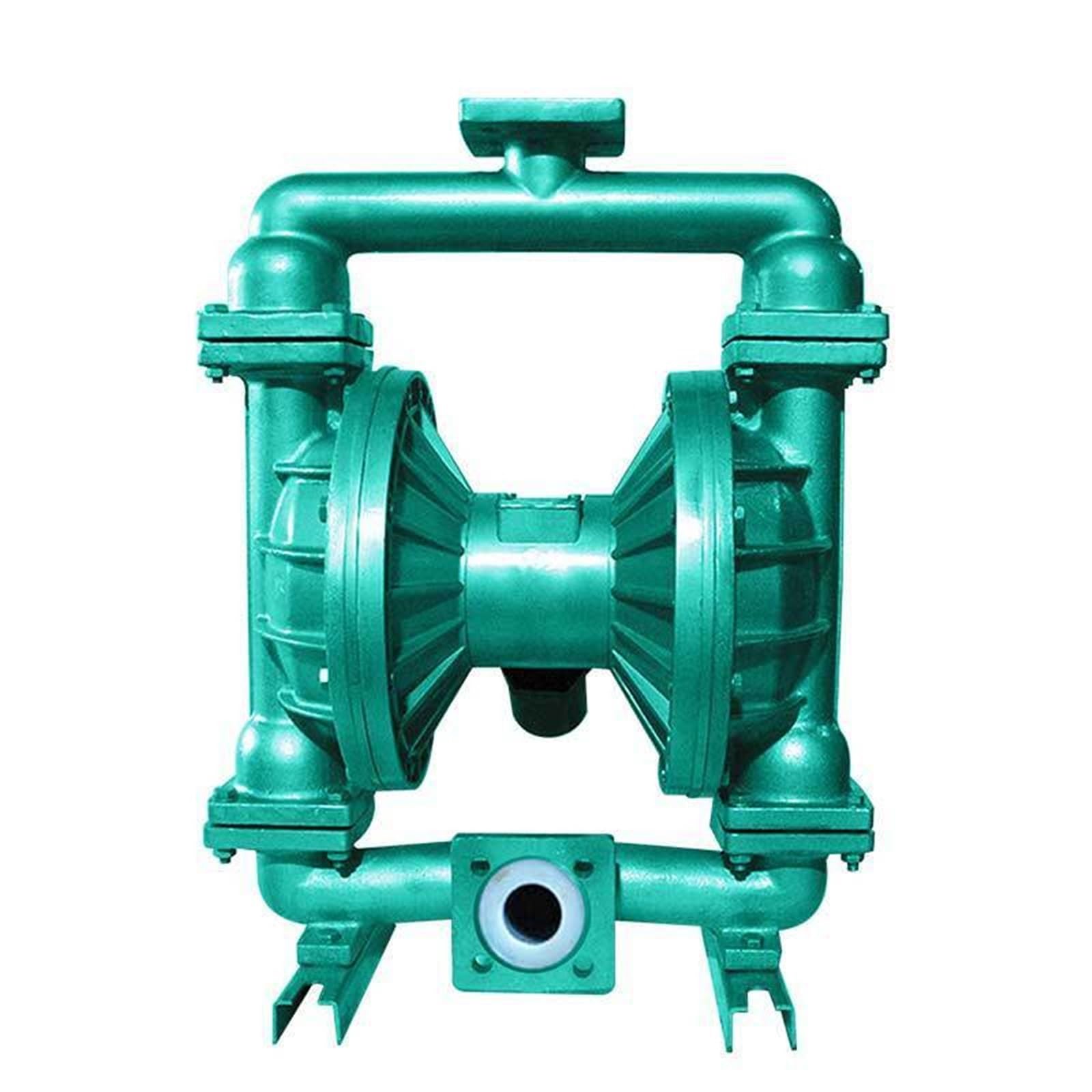 Bomba de diafragma Bomba neumática de diafragma fluoroplástica QBK-F, resistente a la corrosión, for aplicaciones químicas, ácidas y alcalinas.