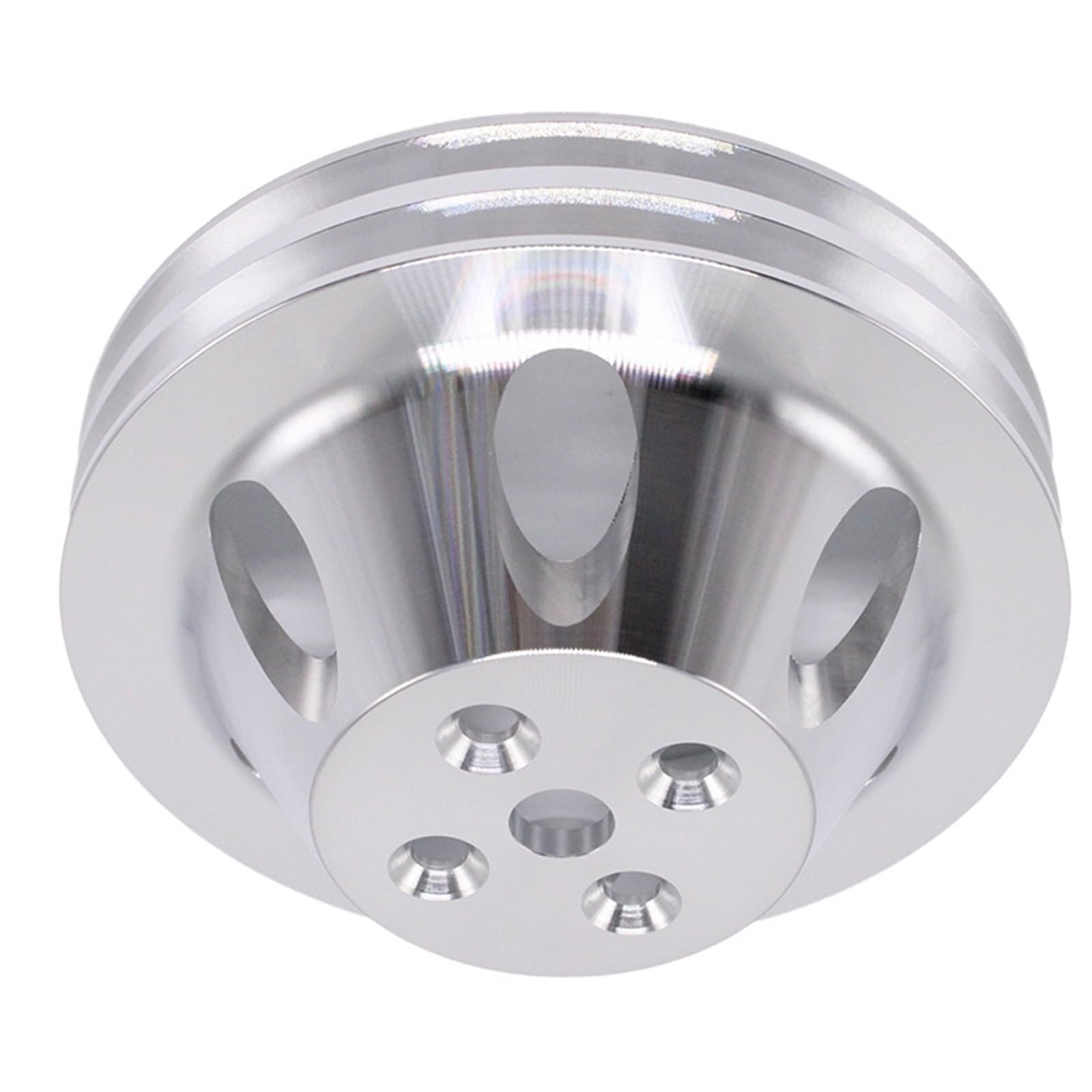 Aluminiowy Stop Pasujący Do Chevy SWP BBC 396 454 Podwójny Rowek Koła Pasowego Pompy Wodnej Big Block 2 Groove Krótki Pompa Wodna