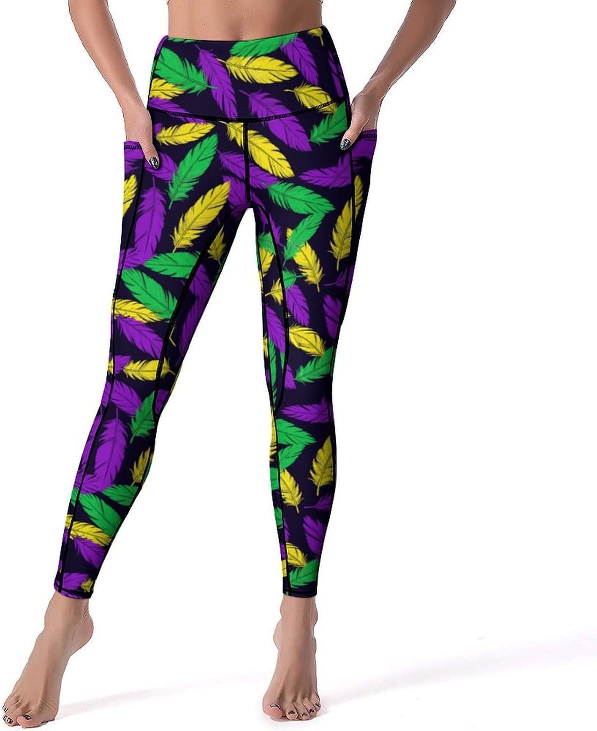 Women's High Waisted Yoga Pants Leggings with Pockets