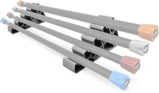 Yes4All Total Body Workout Weighted Bar Racks, Weighted Workout Bar, Resistance Band Bar, Body Bar For Exercise, Therapy, Aerobics, and Yoga, Strength Training