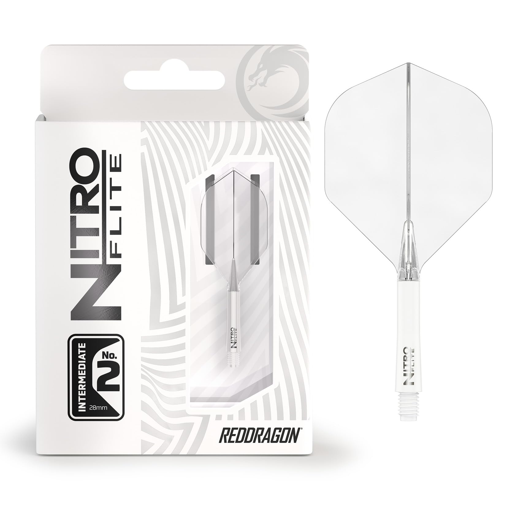 RED DRAGON Darts – Nitro Flite Integrada Sistema de Vuelo y Eje – No.2 Forma y diseño - Disponible en Niveles Corto, Intermedio y Medio - Variedad de Colores - Accesorios de Dardos Profesionales — view 25