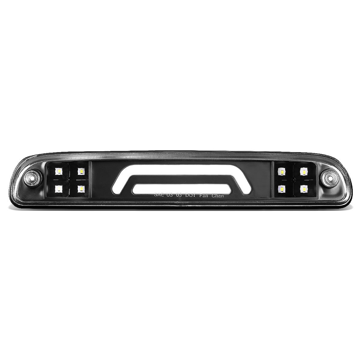 Photo 1 of DNA MOTORING 3BL-FSPRAN99-3D-LED-BK Black Housing 3D LED Third Tail Brake Light [Compatible with 93-11 Ranger / 99-16 F250-550 SD / 95-03 B2300 B2500 B3000 B400] Black Double line