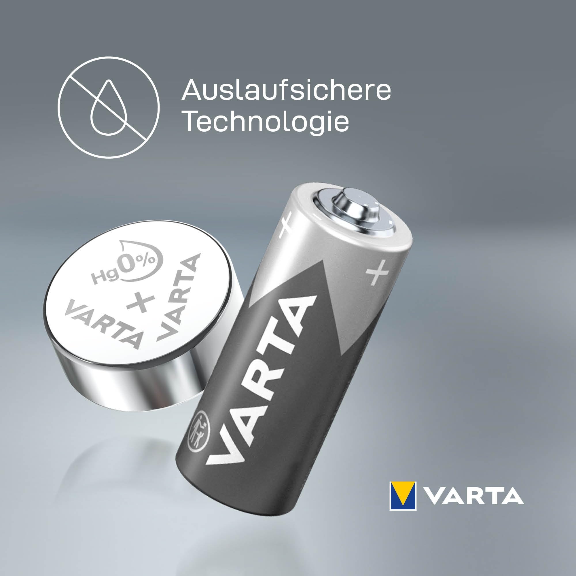 VARTA Batterien Knopfzellen V371/SR69, 2 Stück, Silver Coin, 1,55V, kindersichere Verpackung, für elektronische Kleingeräte - Uhren… – Ansicht 4