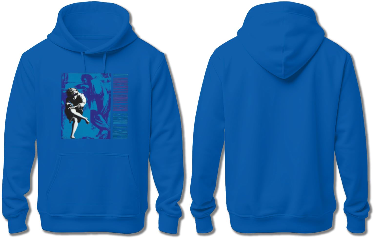 Ay Cabron™ G... And Roses | Rock Band | Guns n' R... Music Band | Use Your Illusion II Hoodie For Men